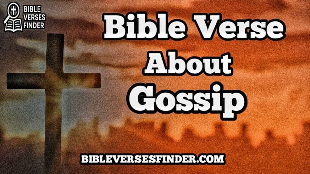 Bible Verse About Gossip