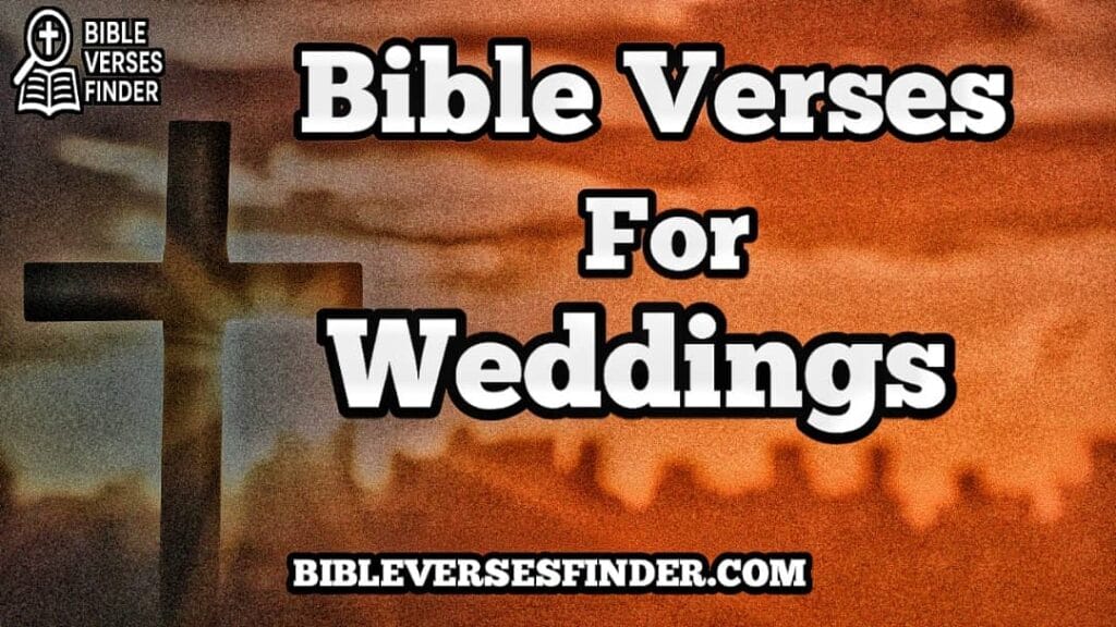 Bible Verses For Weddings