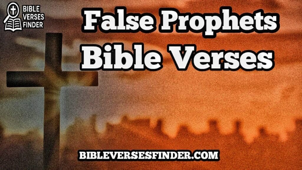 False Prophets Bible Verse