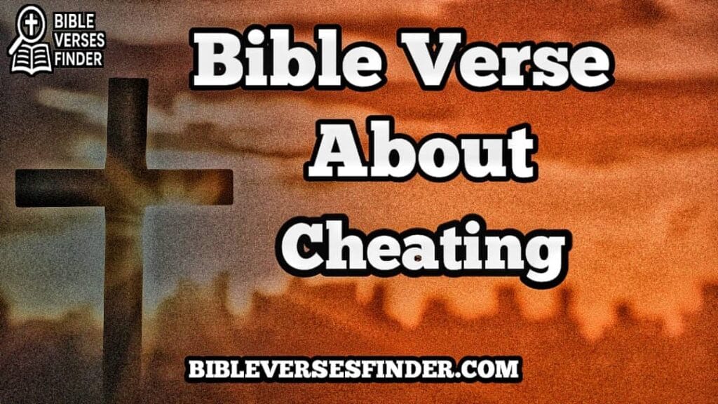 Bible Verse About Cheating