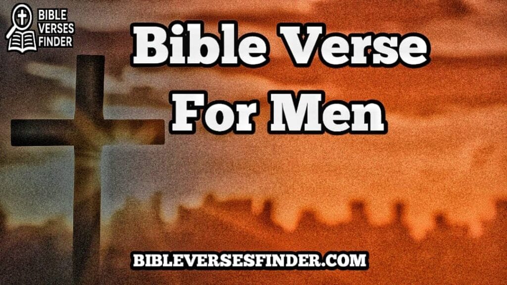 Bible Verse For Men