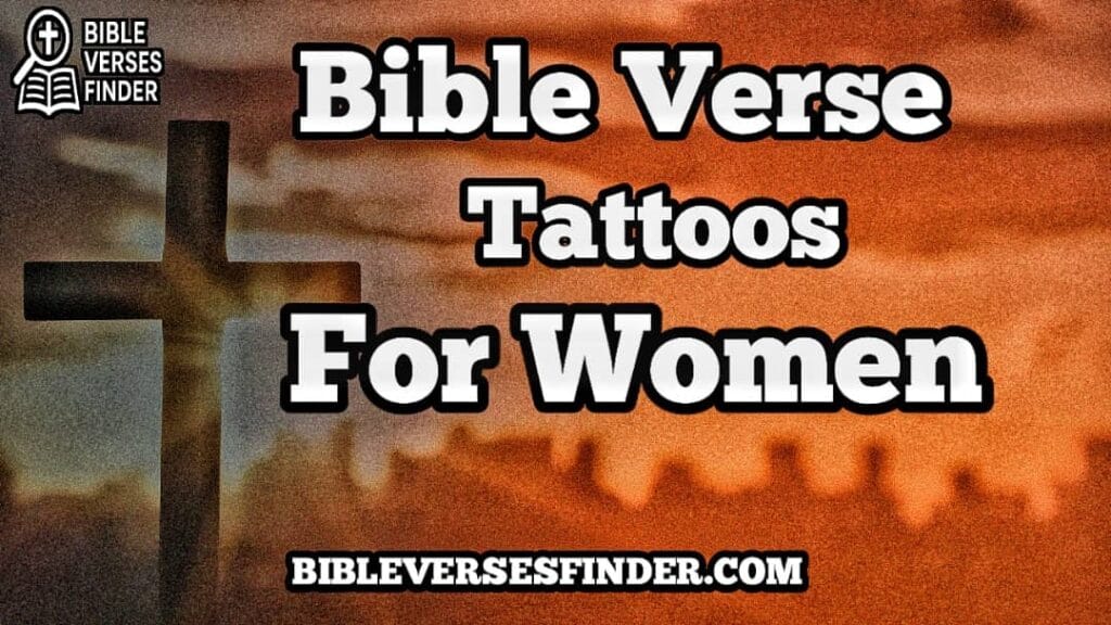 Bible Verse Tattoos For Women