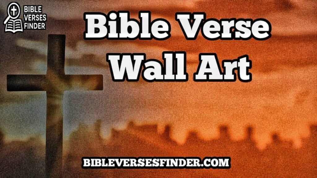 Bible Verse Wall Art