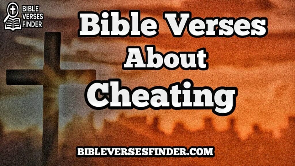 Bible Verses About Cheating