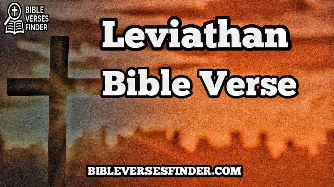 Leviathan Bible Verse