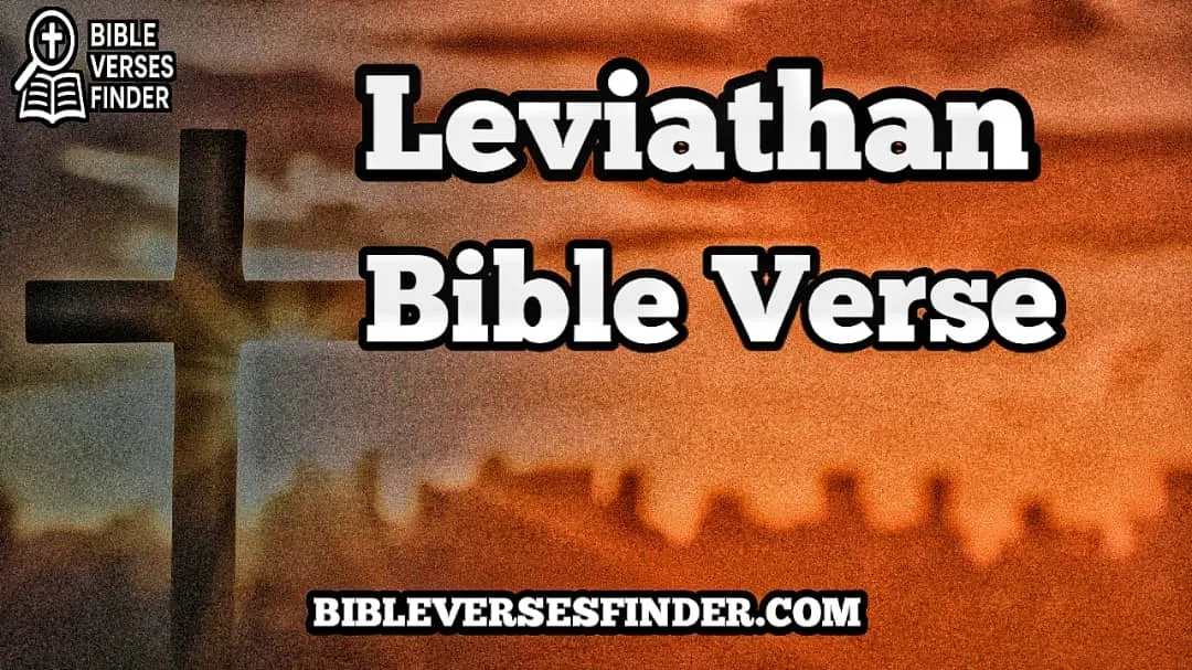 Leviathan Bible Verse