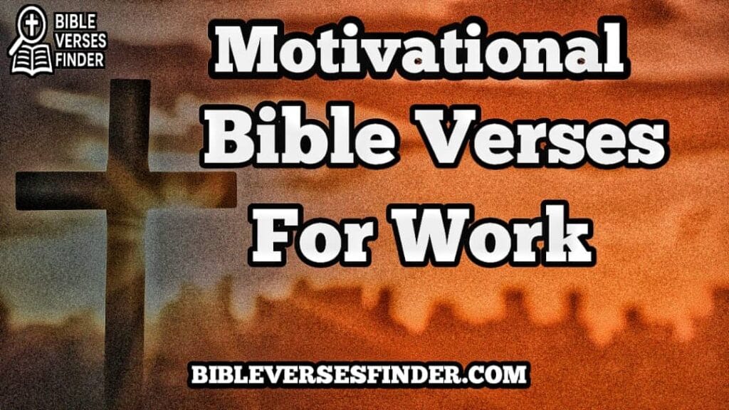 Motivational Bible Verses