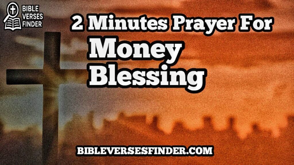 2 Minute Prayer For Money Blessing