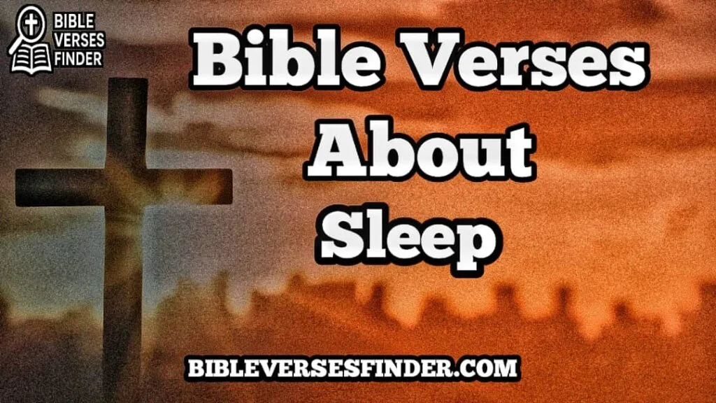 Bible Verse About Sleep