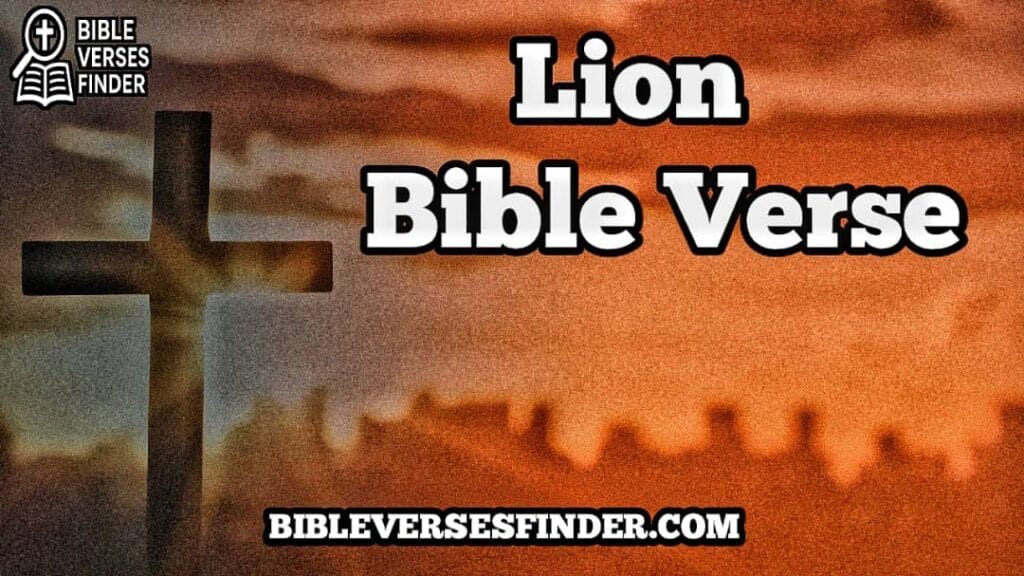 Lion Bible Verse