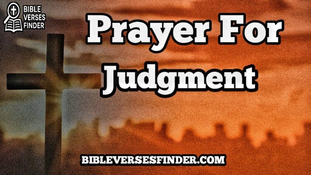 Prayer For Judgement