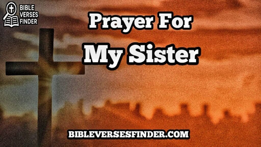 Prayer For My Sister