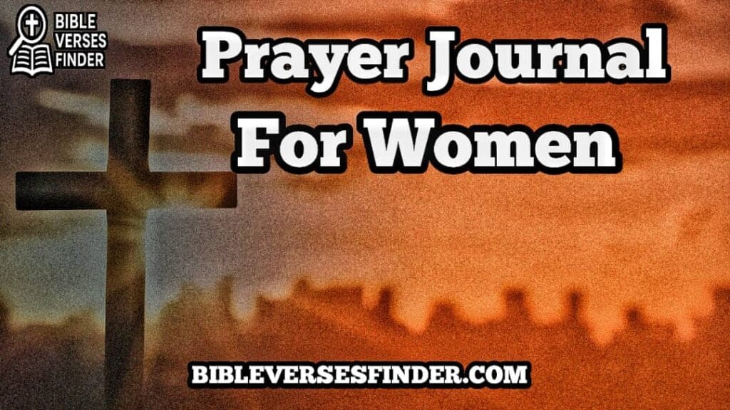 Prayer Journal For Women