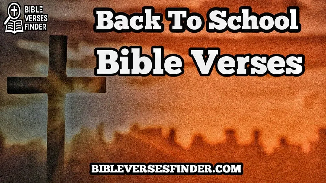 Back To School Bible Verses