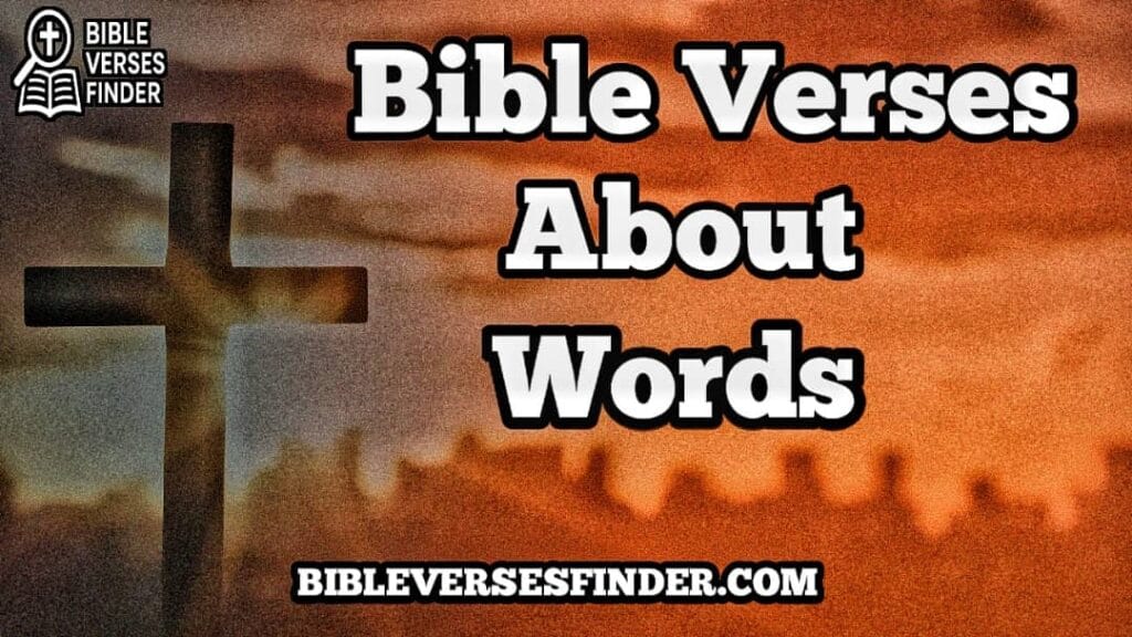 Bible Verses About Words