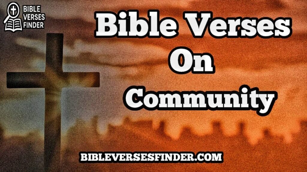 Bible Verses On Community