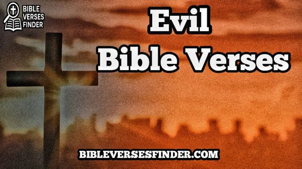 Evil Bible Verses