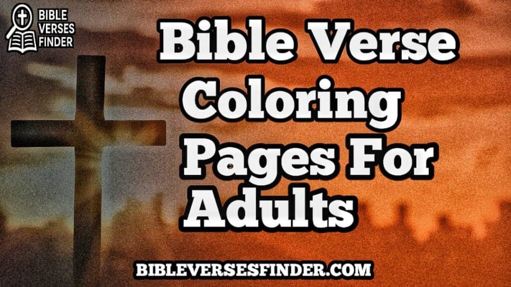 Bible Verse Coloring Pages For Adults