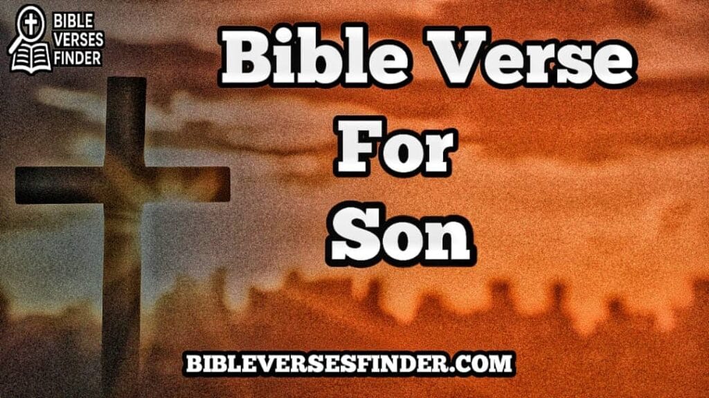 Bible Verse For Son