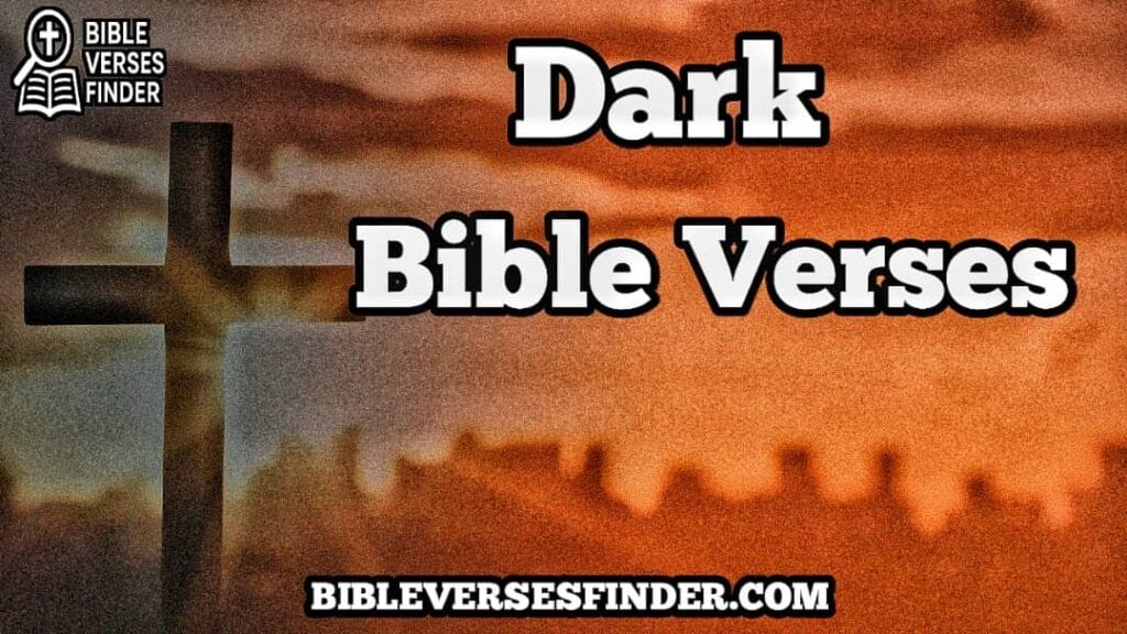 Dark Bible Verses