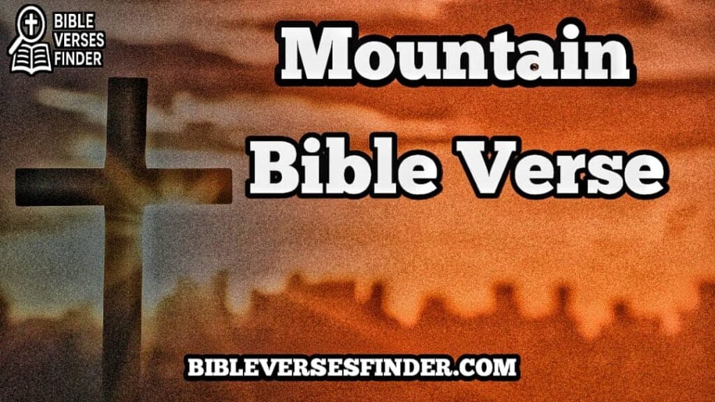 Mountain Bible Verse