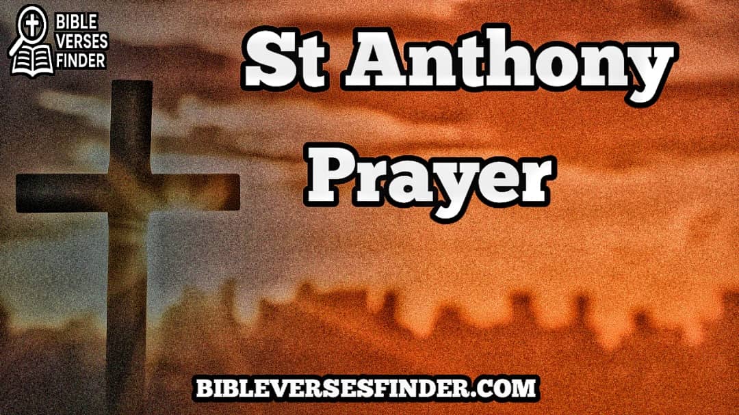 St Anthony Prayer