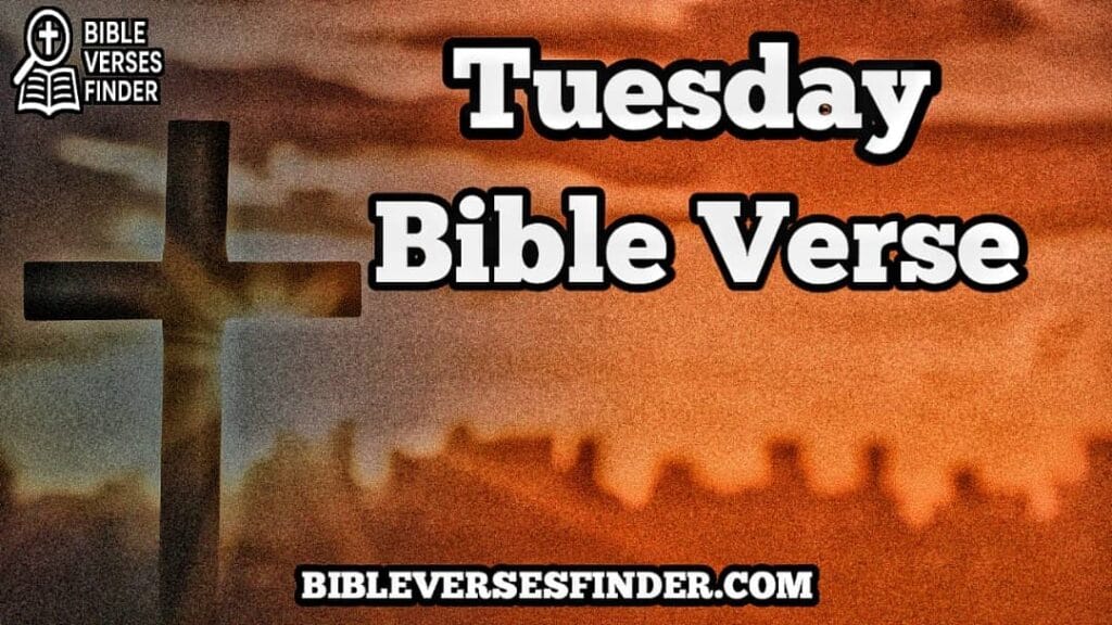 Tuesday Bible Verse