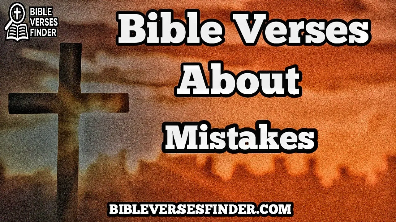 Bible Verses About Mistakes