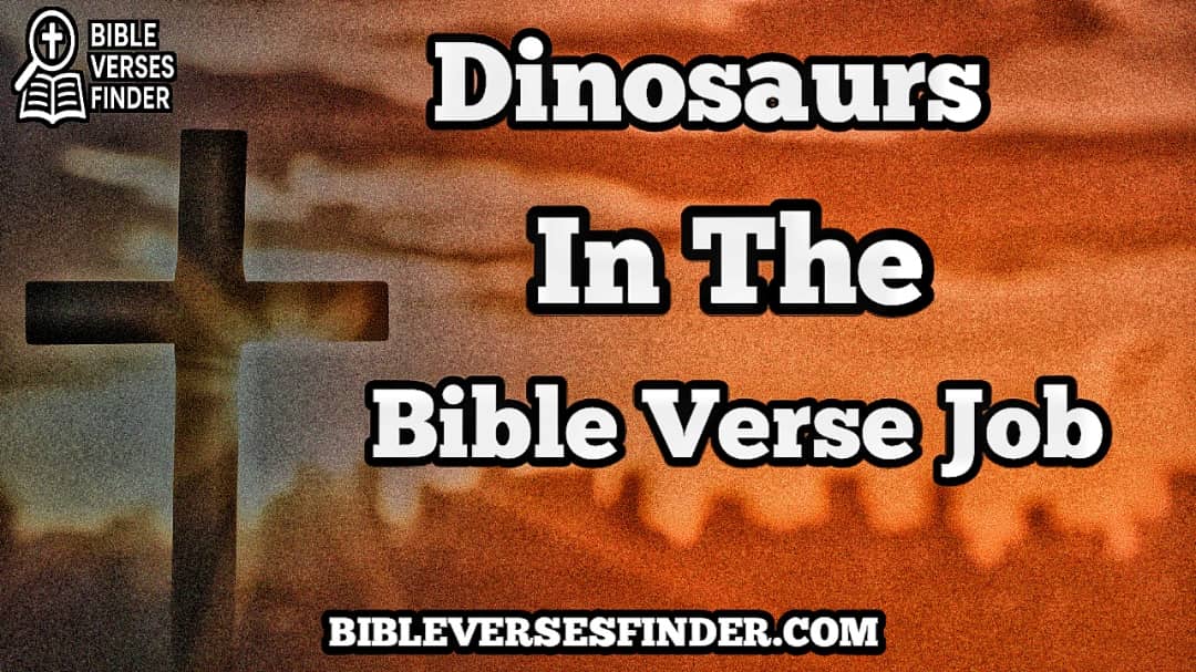 Dinosaurs In The Bible Verse Job