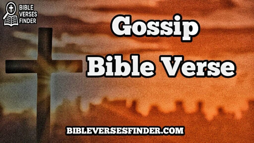 Gossip Bible Verse
