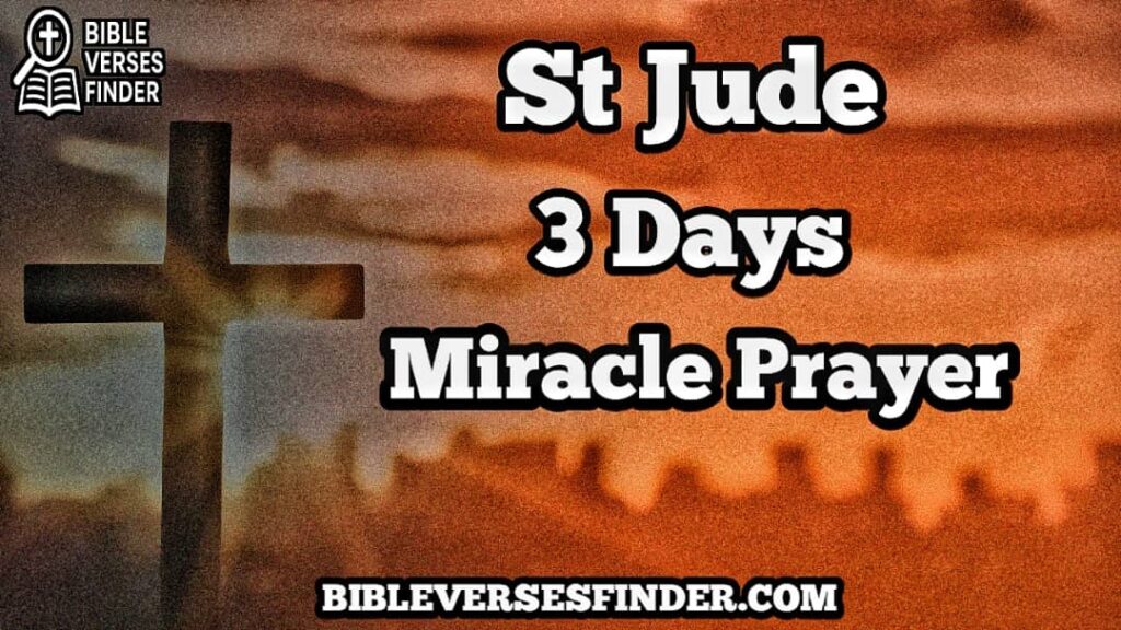 St Jude 3 Days Miracle Prayer